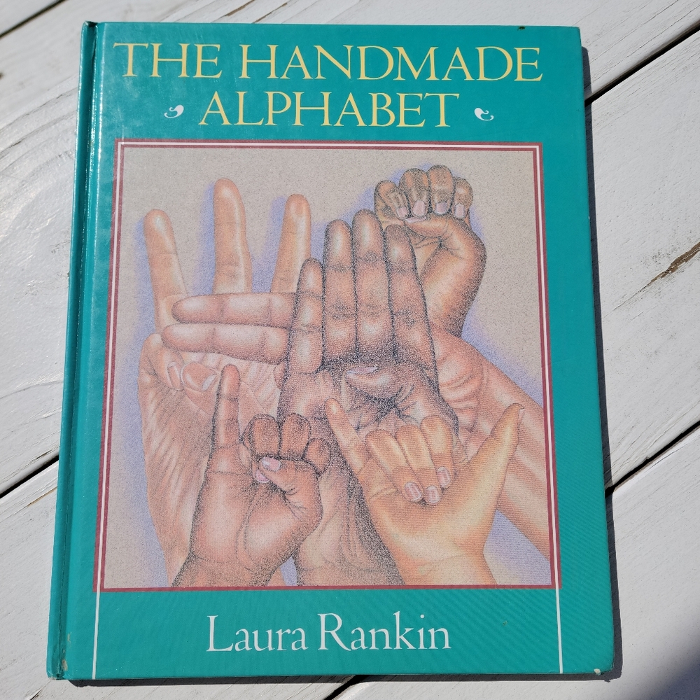 Sign Language "The Handmade Alphabet" Book ~ Images of ABC's ~ GUC-FINAL PRICE!